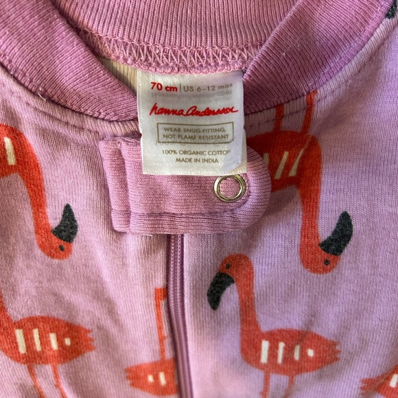 Bundle of 4 Hanna Andersson Organic Cotton short sleeve Baby Romper 6-12 months - Picture 12 of 13